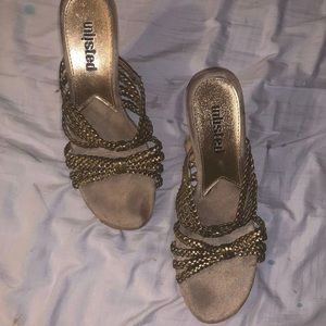 Unlisted Open Toe Heels